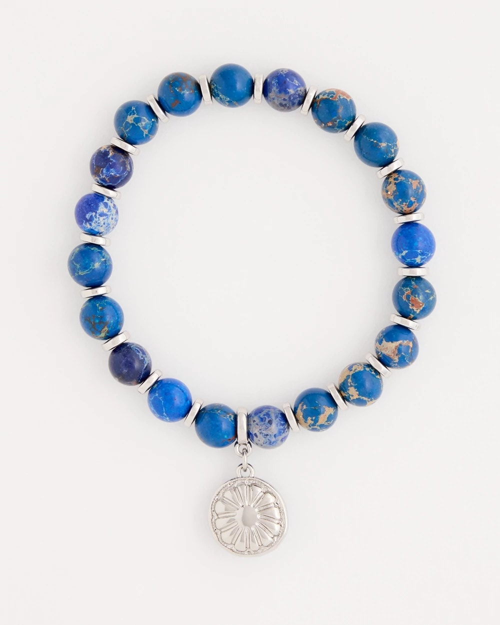 Blue Jasper Stretch Charm Bracelet | Chico's